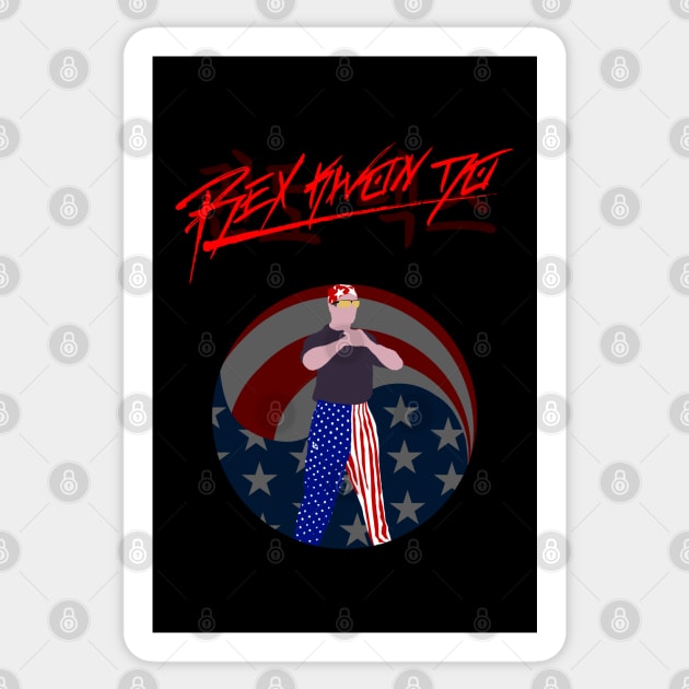 Rex Kwon Do Sticker by EmrysDesigns